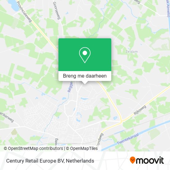 Century Retail Europe BV kaart