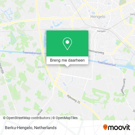 Berku-Hengelo kaart