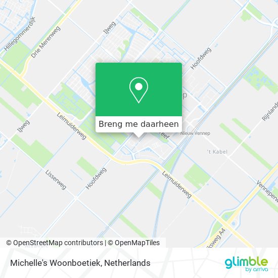 Michelle's Woonboetiek kaart