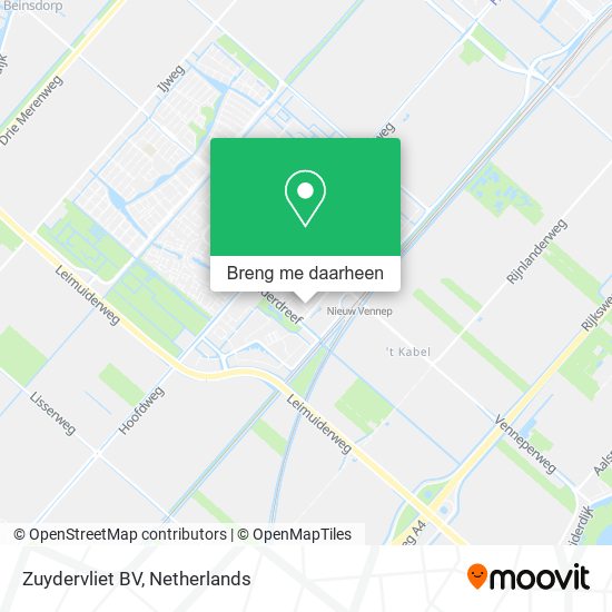 Zuydervliet BV kaart