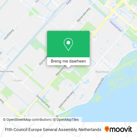 Ftth Council Europe General Assembly kaart