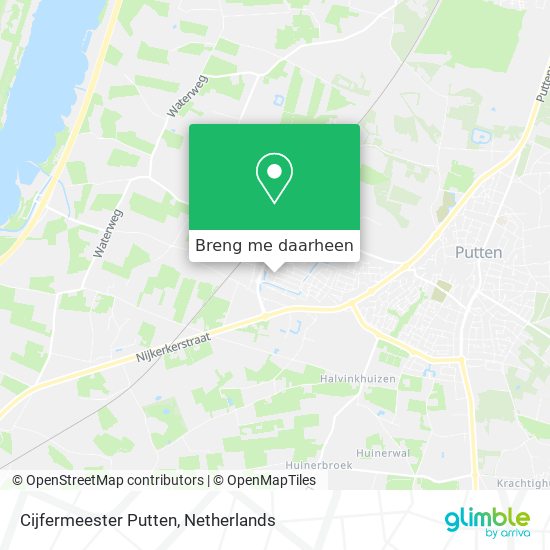 Cijfermeester Putten kaart