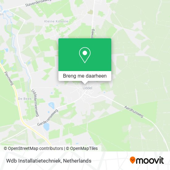 Wdb Installatietechniek kaart