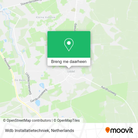 Wdb Installatietechniek kaart