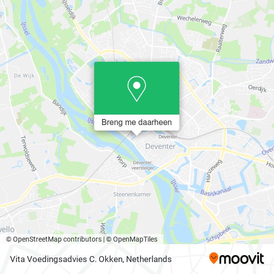 Vita Voedingsadvies C. Okken kaart