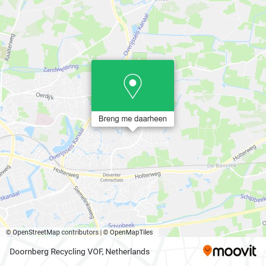 Doornberg Recycling VOF kaart