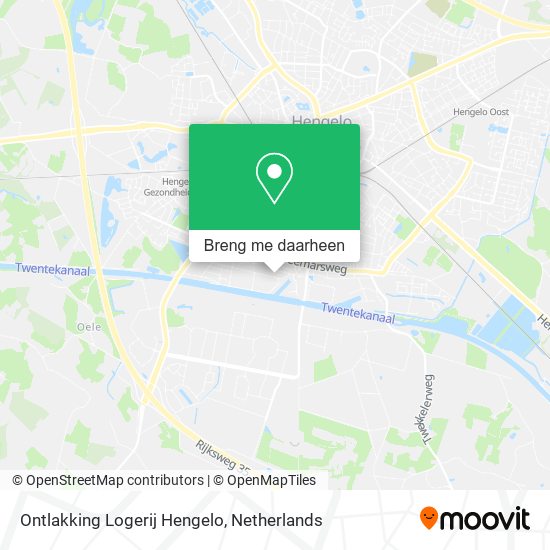 Ontlakking Logerij Hengelo kaart