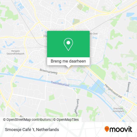 Smoesje Café 't kaart