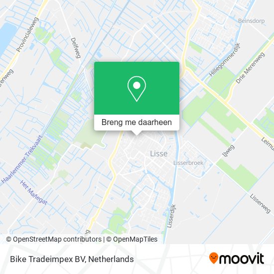 Bike Tradeimpex BV kaart