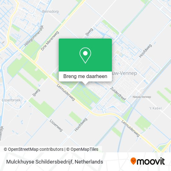 Mulckhuyse Schildersbedrijf kaart