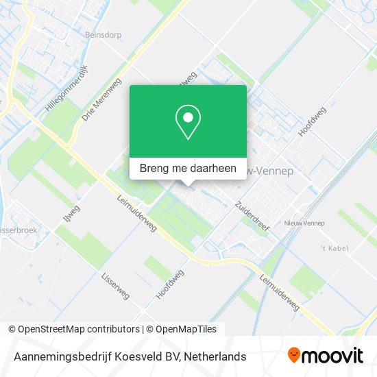 Aannemingsbedrijf Koesveld BV kaart