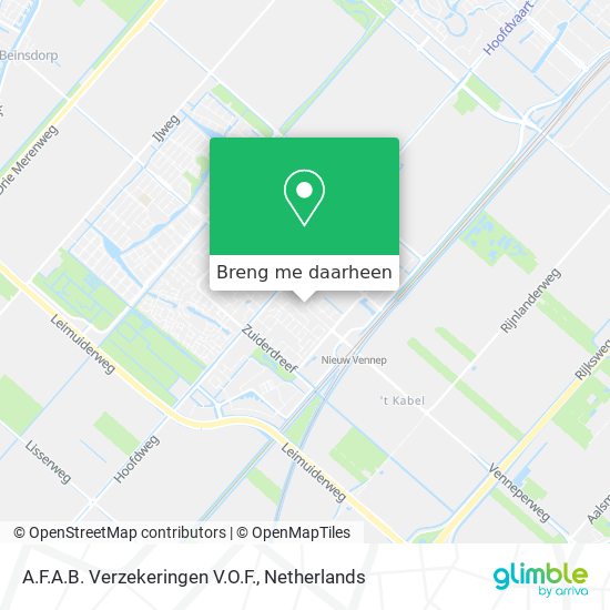 A.F.A.B. Verzekeringen V.O.F. kaart