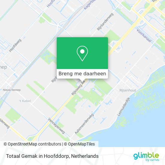 Totaal Gemak in Hoofddorp kaart