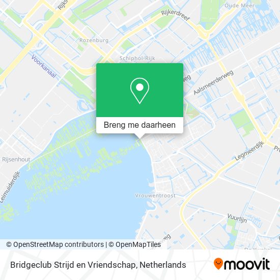 Bridgeclub Strijd en Vriendschap kaart