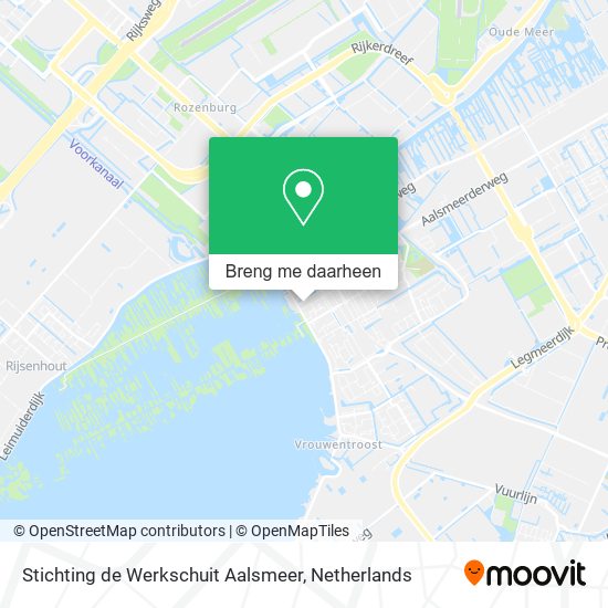 Stichting de Werkschuit Aalsmeer kaart