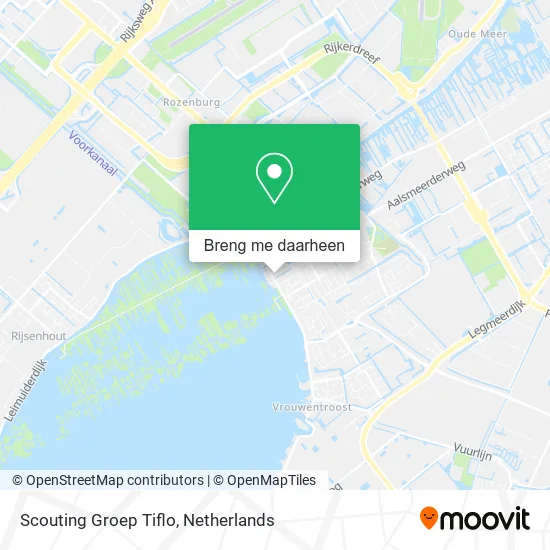 Scouting Groep Tiflo kaart