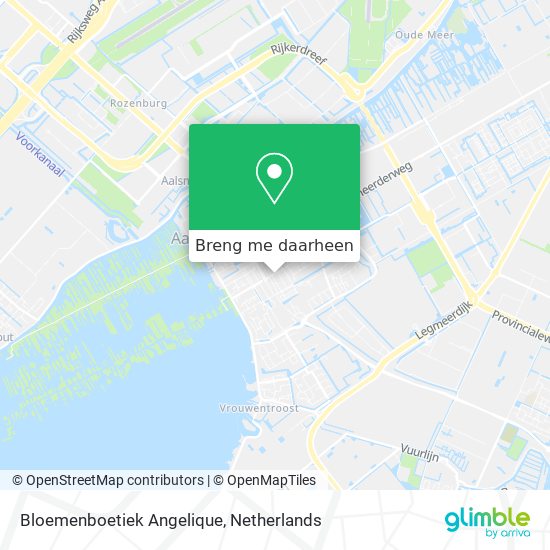 Bloemenboetiek Angelique kaart