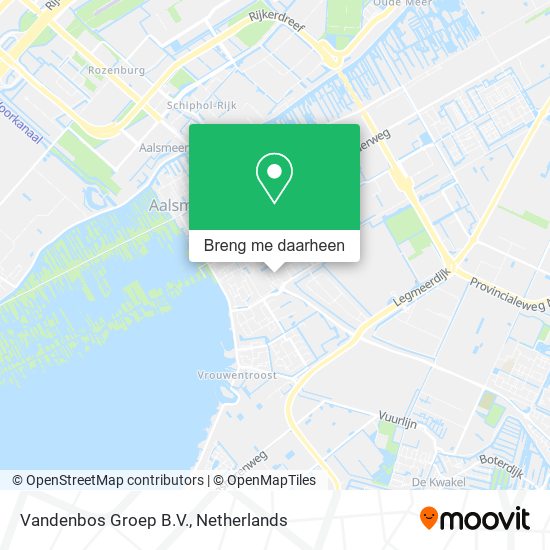 Vandenbos Groep B.V. kaart