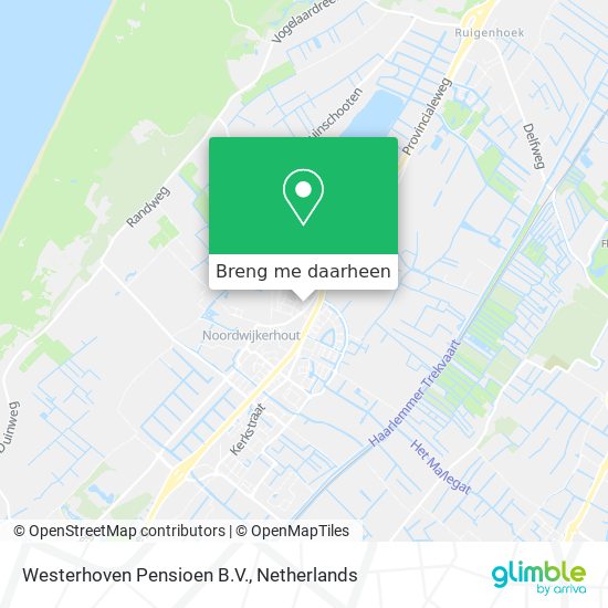 Westerhoven Pensioen B.V. kaart