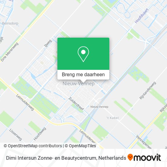 Dimi Intersun Zonne- en Beautycentrum kaart