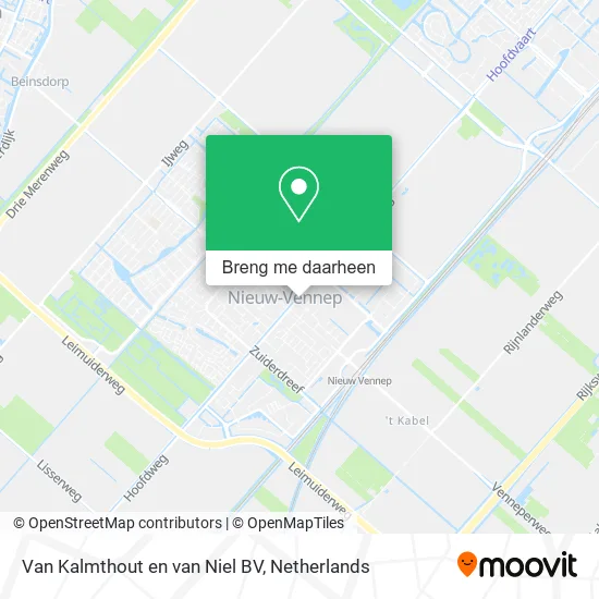 Van Kalmthout en van Niel BV kaart
