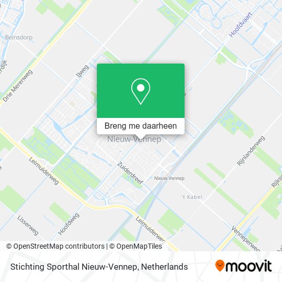 Stichting Sporthal Nieuw-Vennep kaart