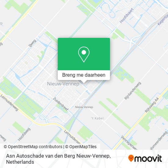 Asn Autoschade van den Berg Nieuw-Vennep kaart