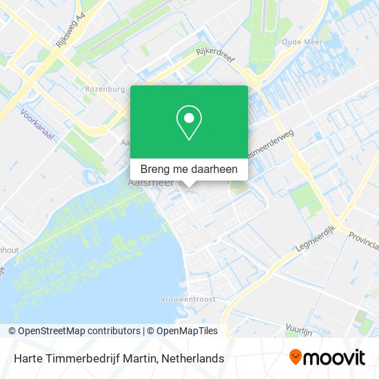 Harte Timmerbedrijf Martin kaart