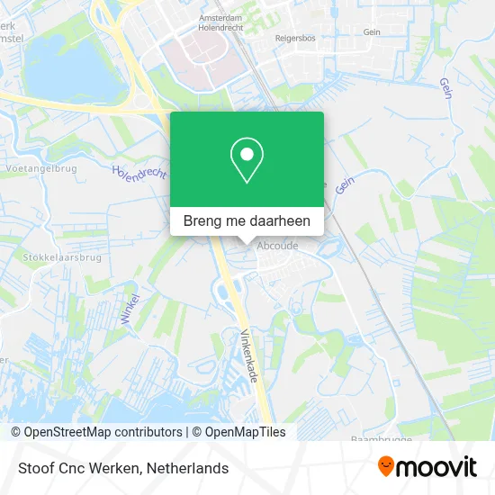 Stoof Cnc Werken kaart