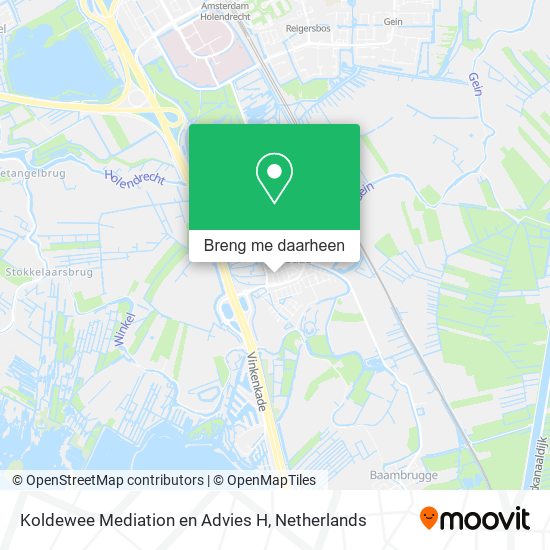 Koldewee Mediation en Advies H kaart