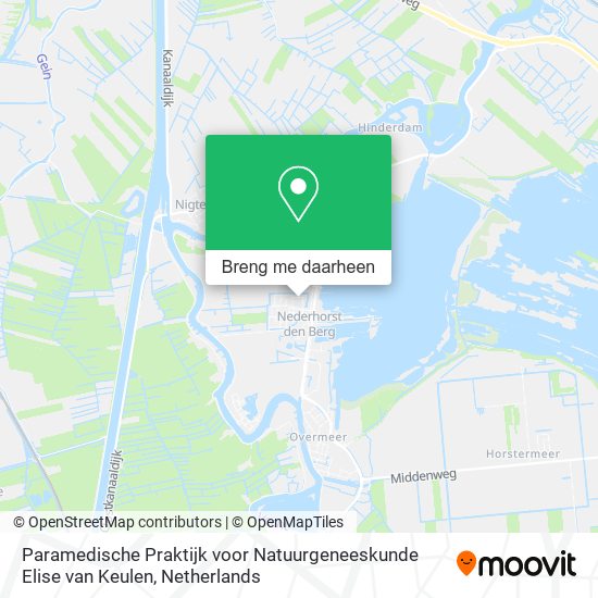 Paramedische Praktijk voor Natuurgeneeskunde Elise van Keulen kaart