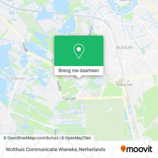 Wolthuis Communicatie Wieneke kaart