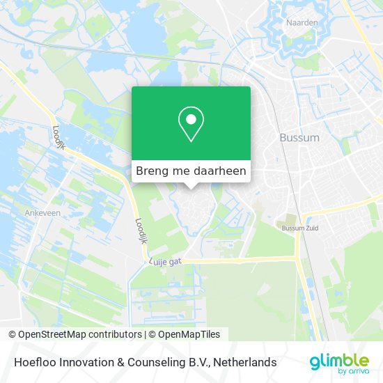 Hoefloo Innovation & Counseling B.V. kaart