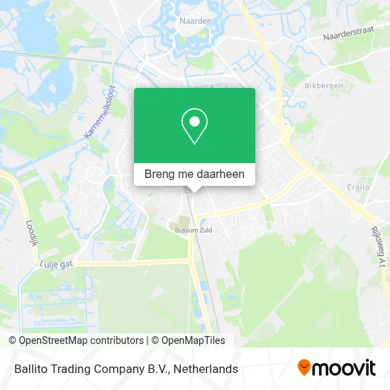 Ballito Trading Company B.V. kaart