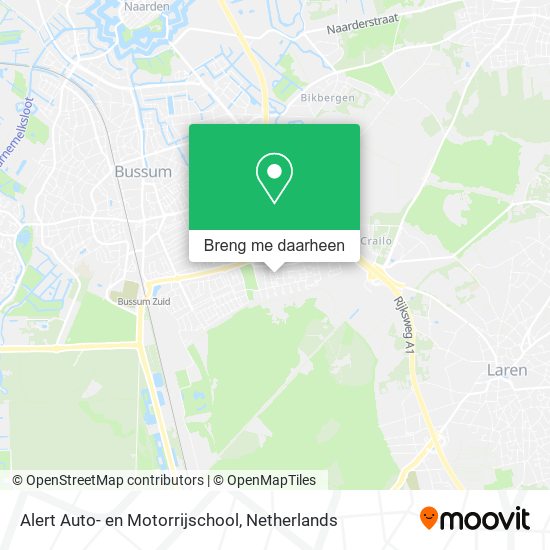 Alert Auto- en Motorrijschool kaart