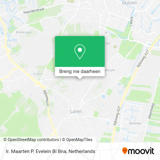 Ir. Maarten P. Evelein Bi Bna kaart