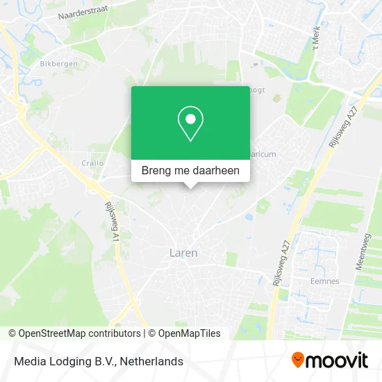 Media Lodging B.V. kaart