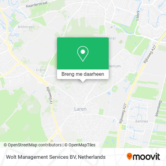 Wolt Management Services BV kaart