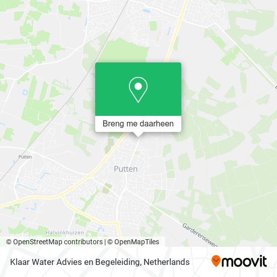 Klaar Water Advies en Begeleiding kaart