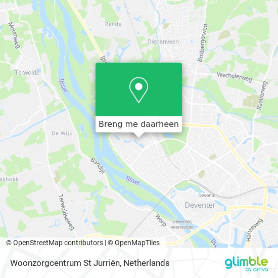 Woonzorgcentrum St Jurriën kaart