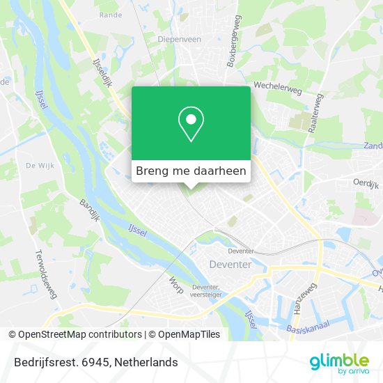 Bedrijfsrest. 6945 kaart