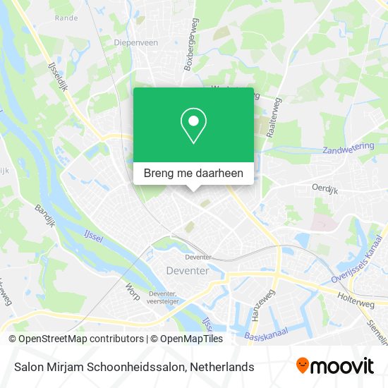 Salon Mirjam Schoonheidssalon kaart