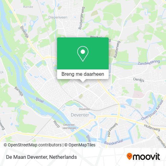 De Maan Deventer kaart