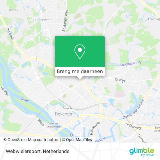 Webwielersport kaart