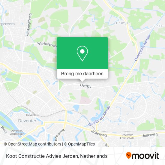 Koot Constructie Advies Jeroen kaart