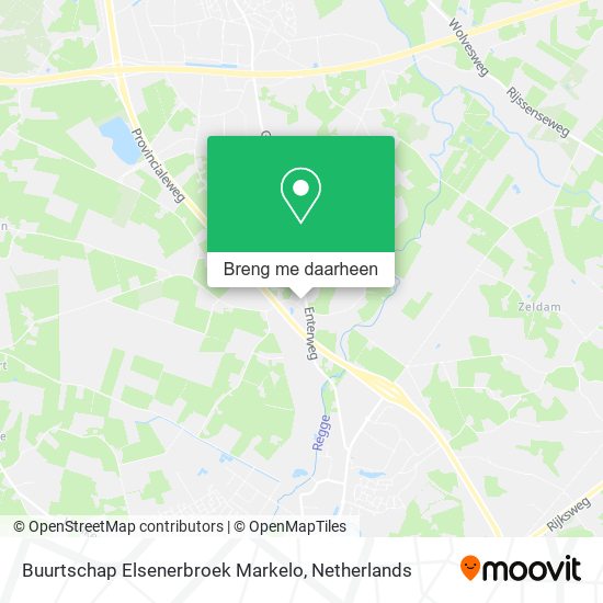 Buurtschap Elsenerbroek Markelo kaart