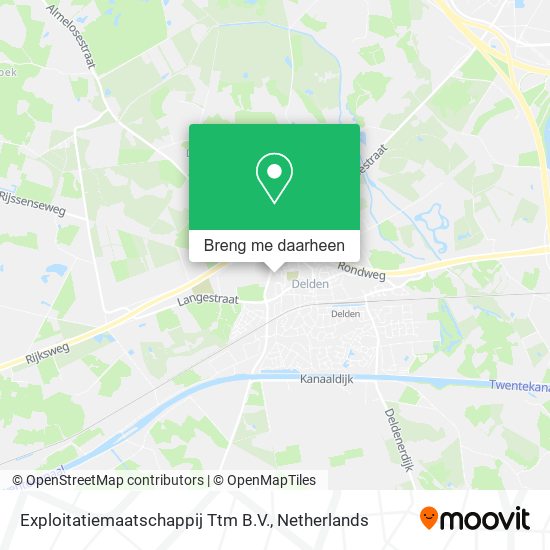 Exploitatiemaatschappij Ttm B.V. kaart