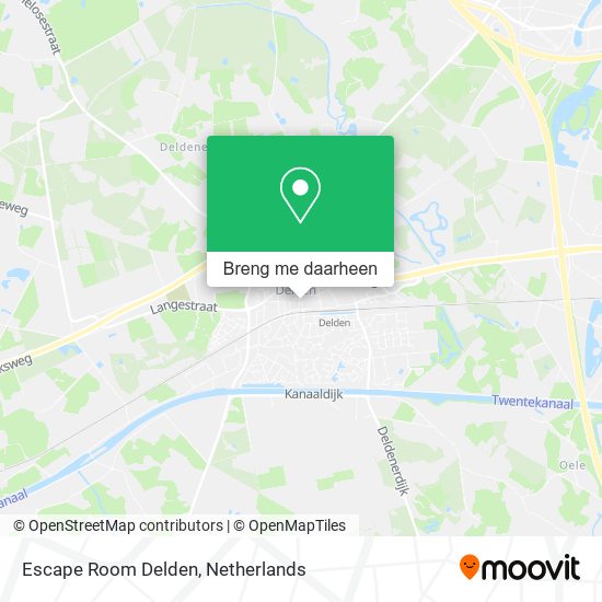 Escape Room Delden kaart