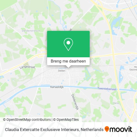 Claudia Extercatte Exclusieve Interieurs kaart