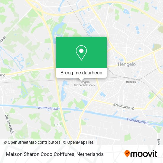 Maison Sharon Coco Coiffures kaart